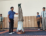 Yoga session