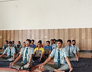 Yoga session