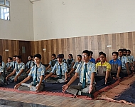 Yoga session