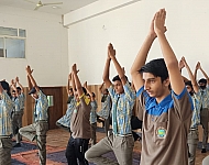 Yoga session
