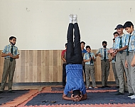 Yoga session